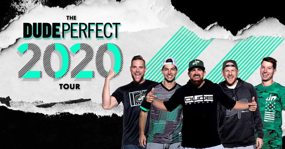 Dude Perfect kicks off their 2nd tour in 2020 summer.