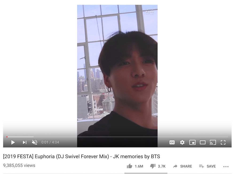 JK memories from BTS