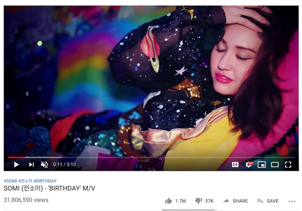 BIRTHDAY Music Video by SOMI