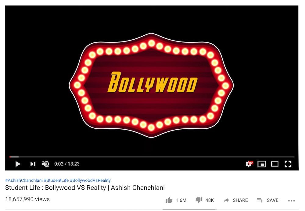 Student Life: Bollywood VS Reality by Ashish Chanchlani