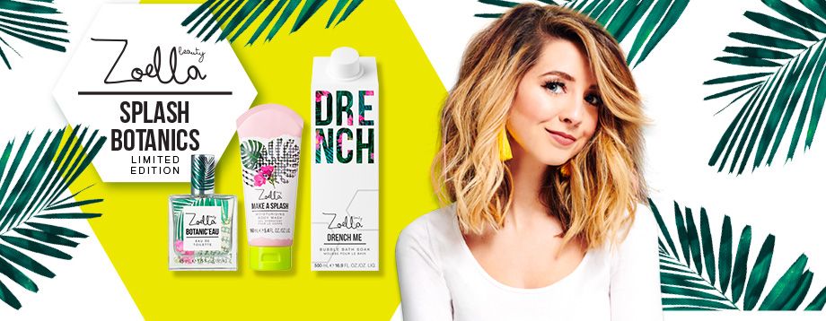 Zoe's own beauty brand Zoella.