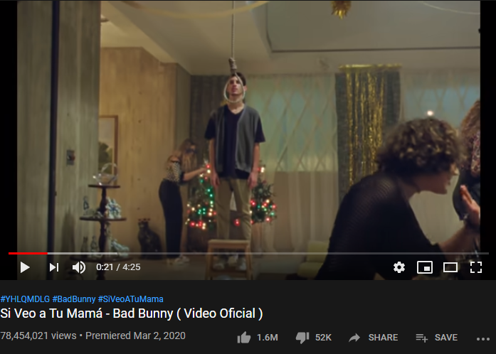 Bad Bunny Yhlqmdlg GIF - Bad Bunny Yhlqmdlg Si Veo A Tu Mama