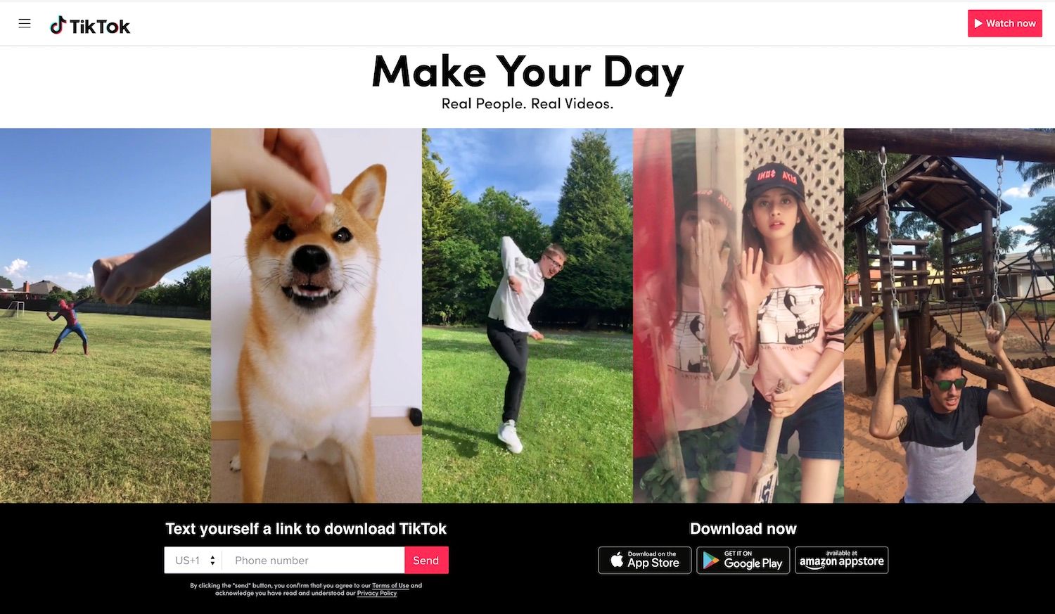 "Make Your Day" is the slogan of TikTok.