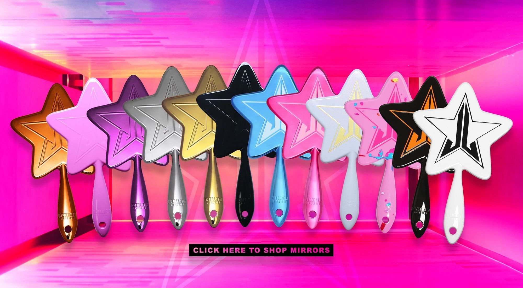 Star hand mirror is the best-seller of Jeffree Star Cosmetics.
