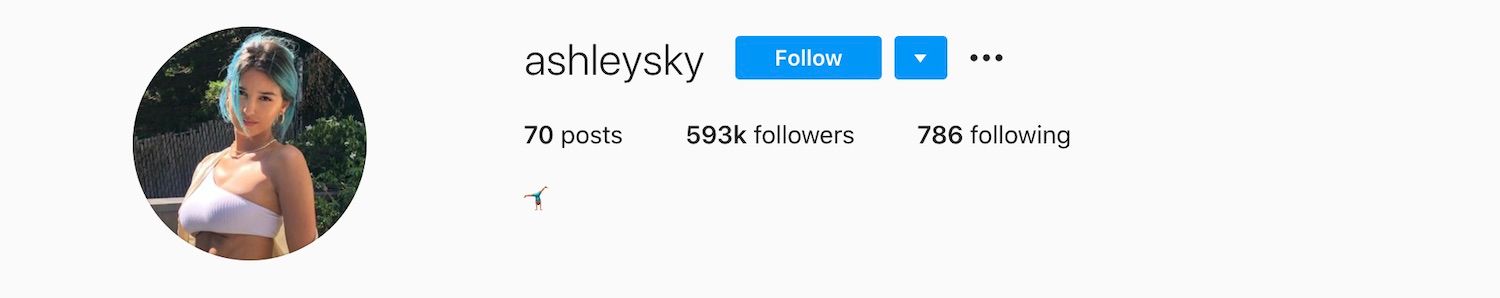 Ashley Sky Instagram