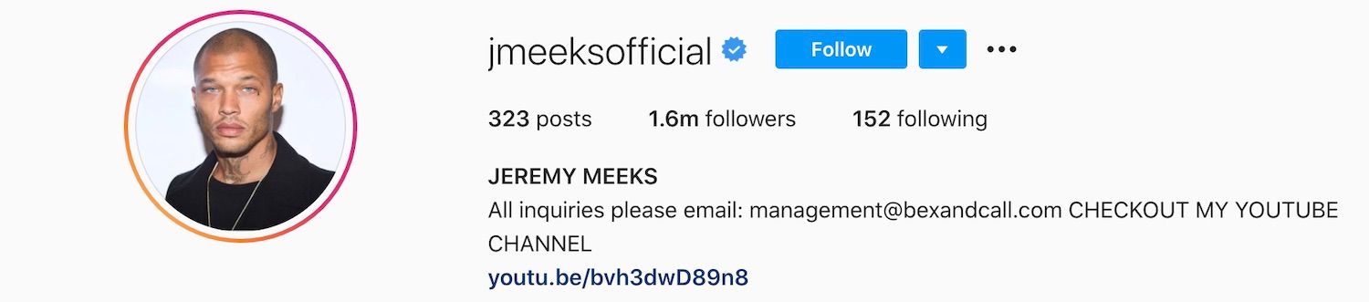 Jeremy Meeks Instagram