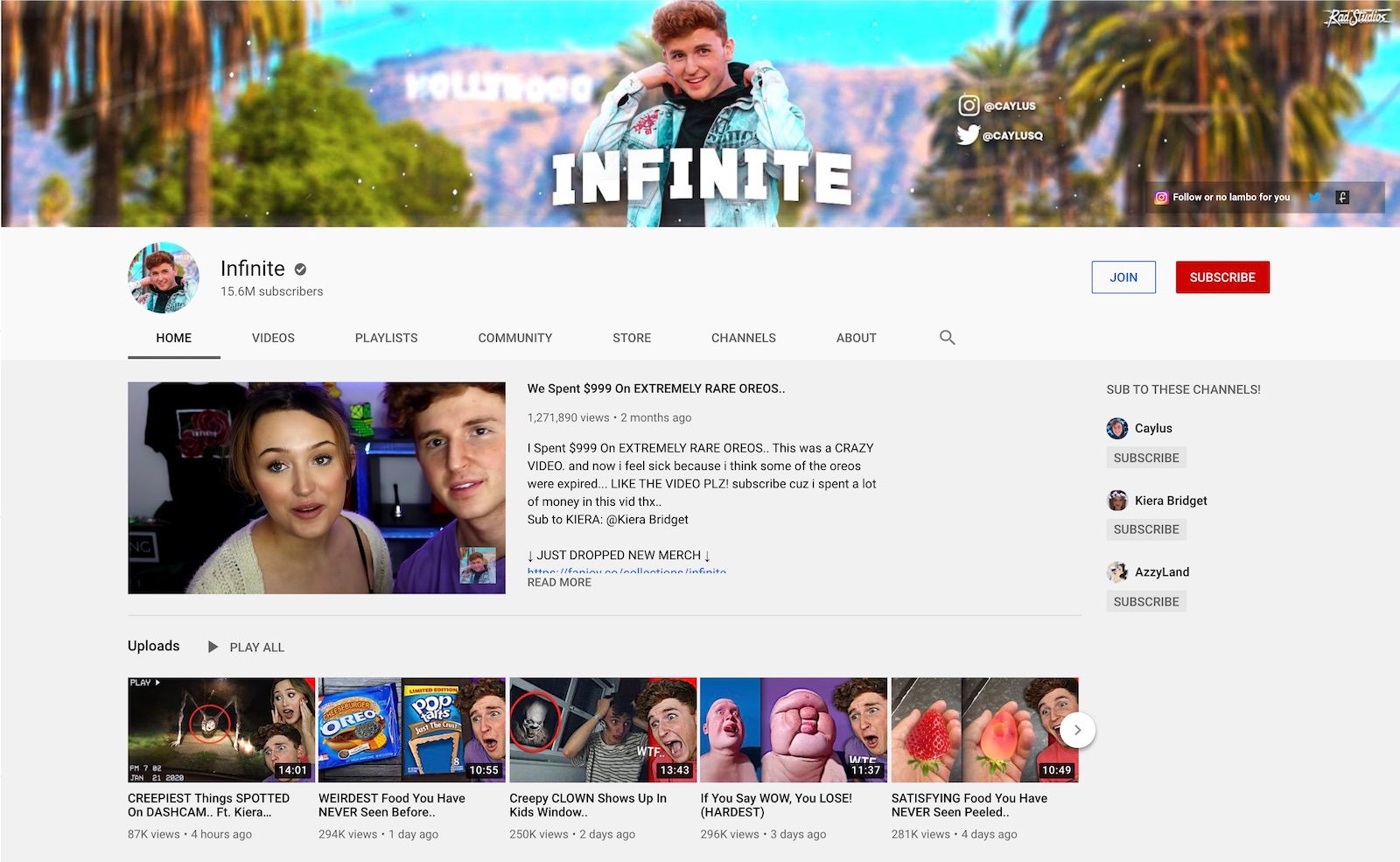 Infinite YouTube