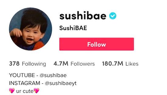 Sushi Bae TikTok