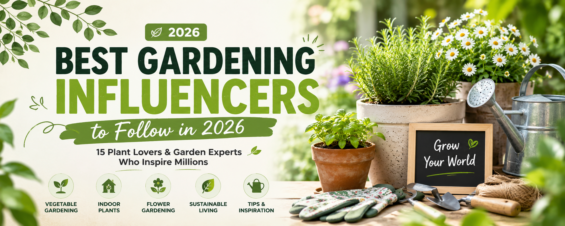 Best Gardening Influencers to Follow in 2026: 15 Creators Every Plant Brand Should Know