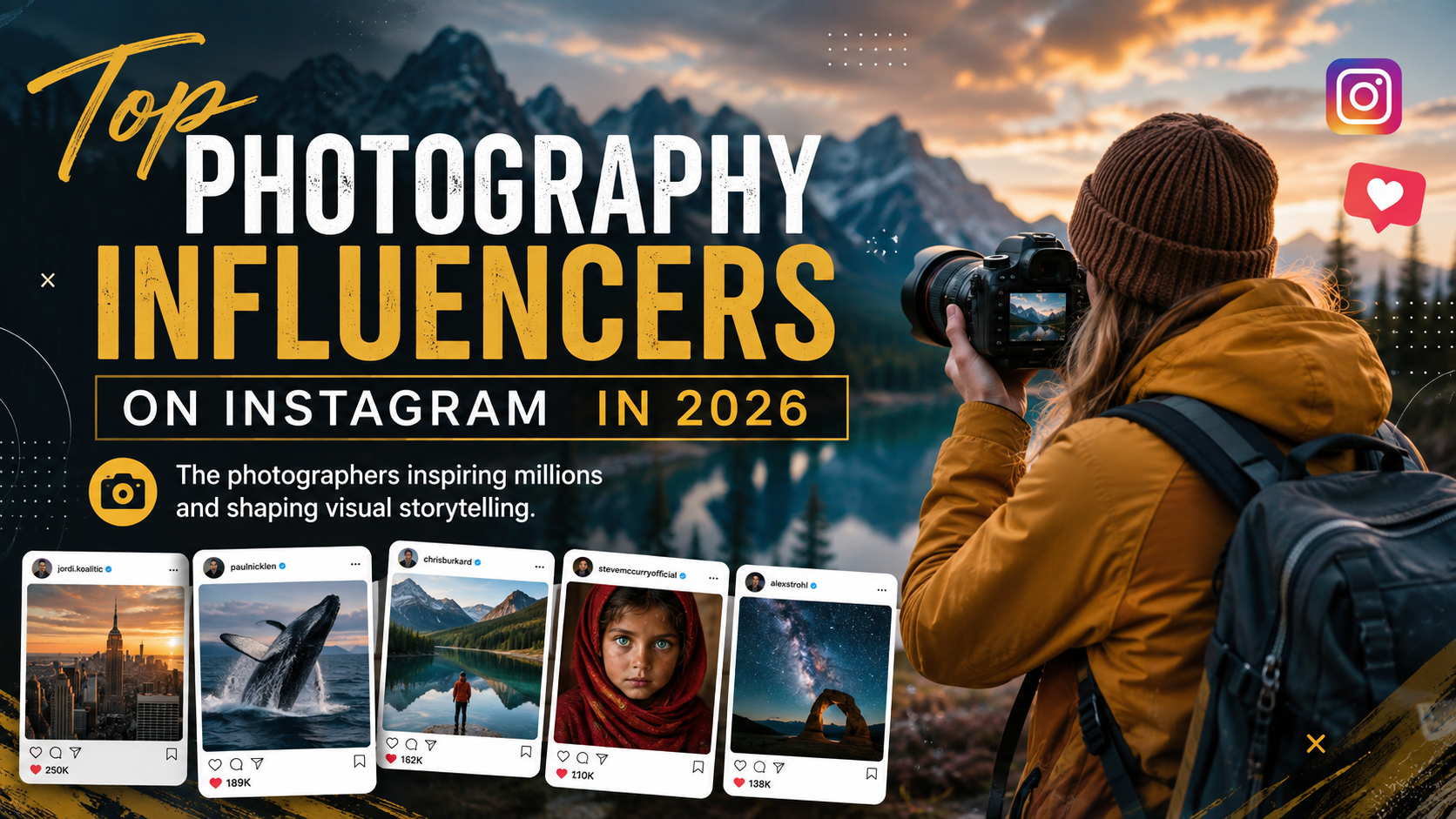 Top Photography Influencers on Instagram in 2026