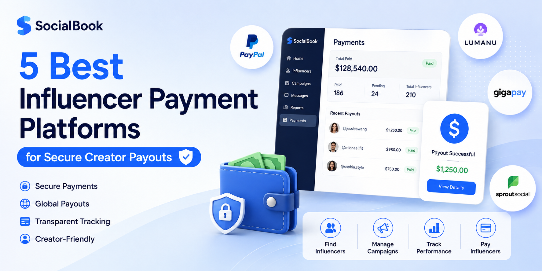 5 Best Influencer Payment Platforms for Secure Creator Payouts