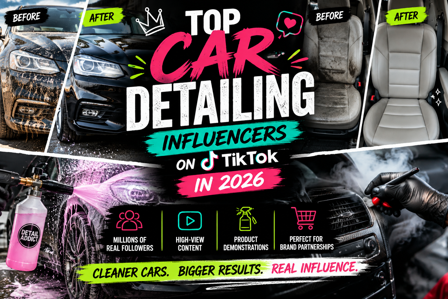 Top Car Detailing Influencers on TikTok in 2026