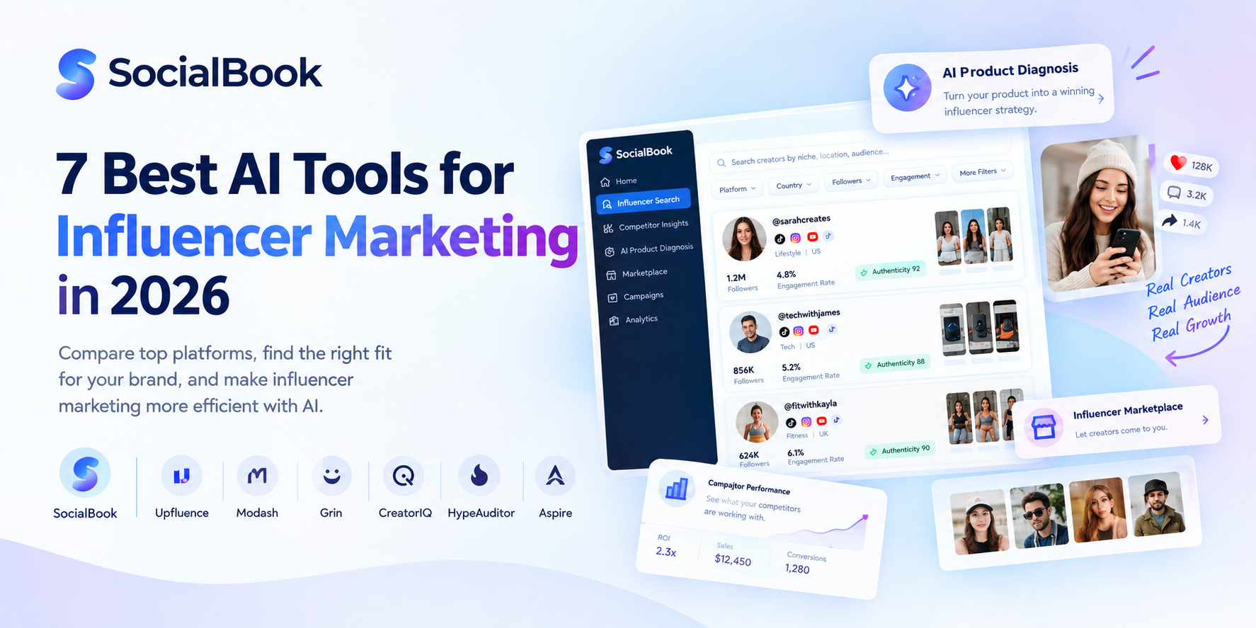 7 Best AI Tools for Influencer Marketing in 2026