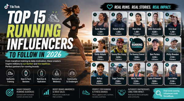 Top Running Influencers on TikTok in 2026: 15 Creators Fueling the Running Boom