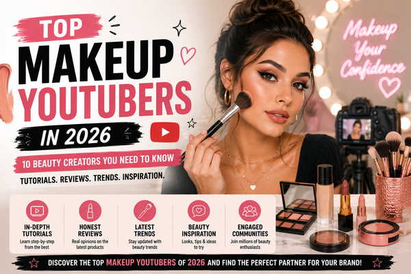 Top Makeup YouTubers in 2026: 10 Beauty Creators Every Brand Should Know