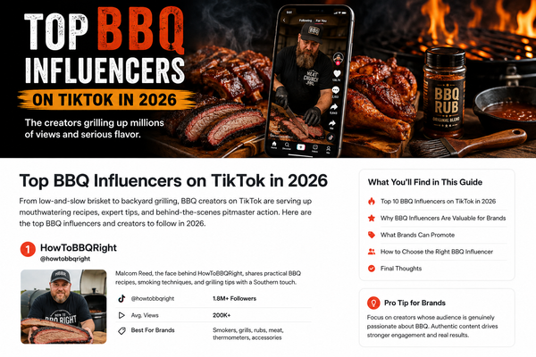 Top BBQ Influencers on TikTok in 2026