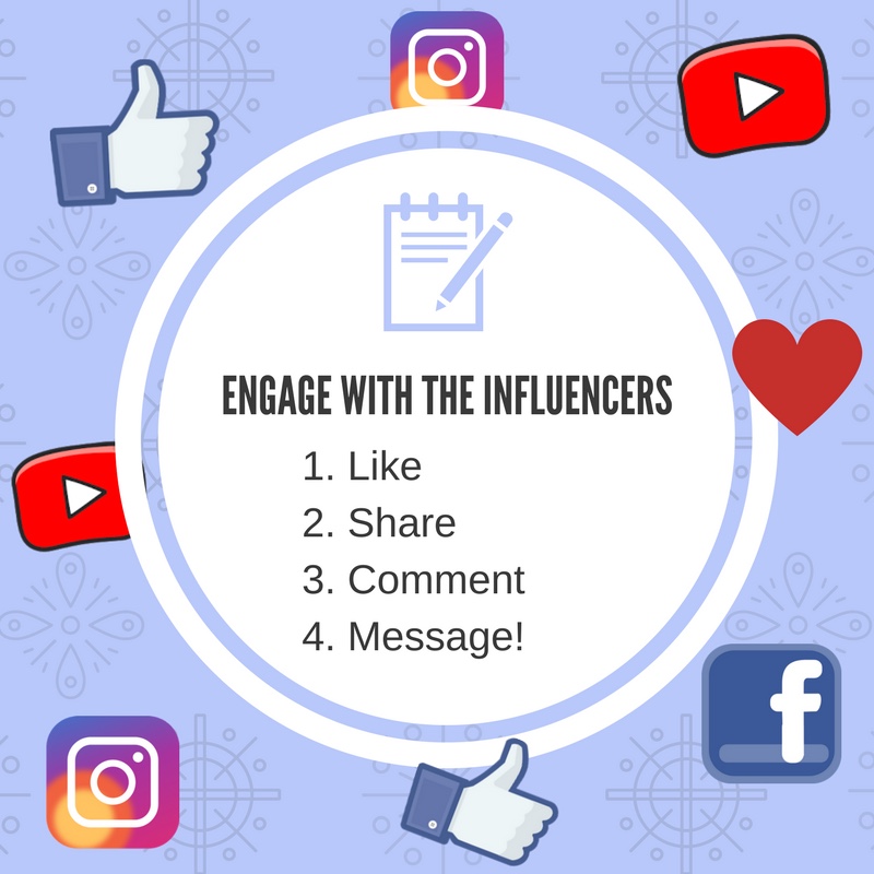 engage with influencers