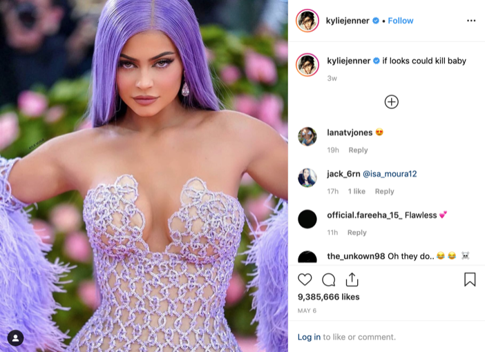 Kylie Jenner on the MET GALA