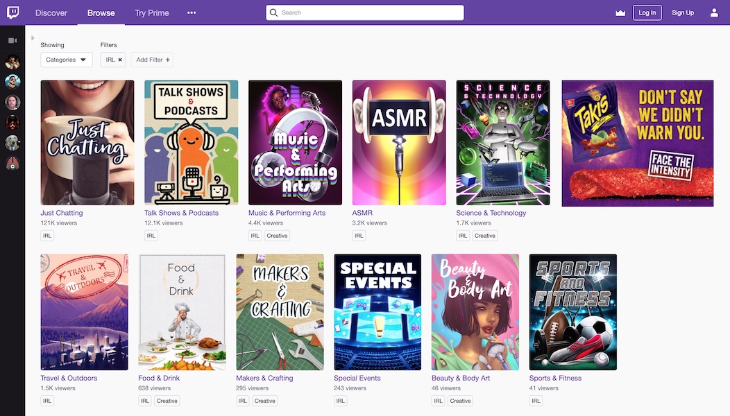 Twitch is more than just games.