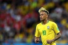 Neymar plays for the national Brazilian team.