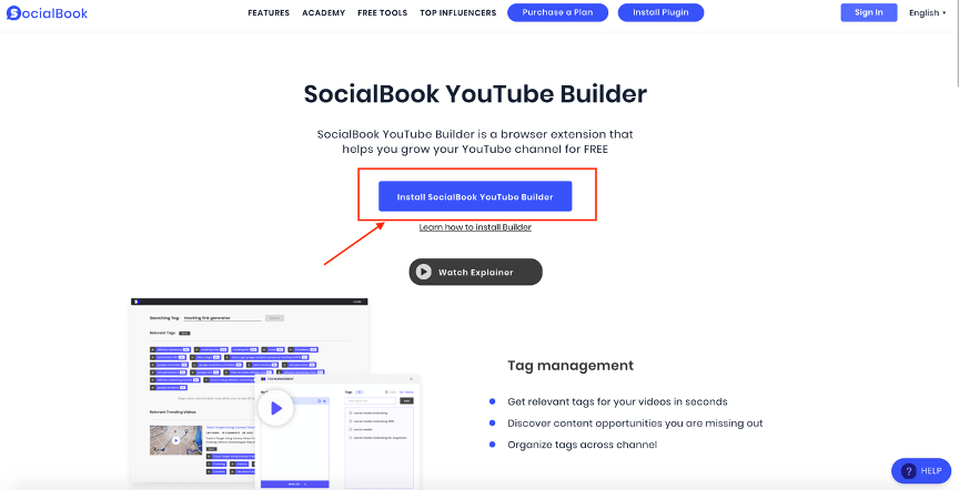 SocialBook Builder Intro link