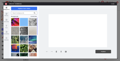  thumbnail editing interface