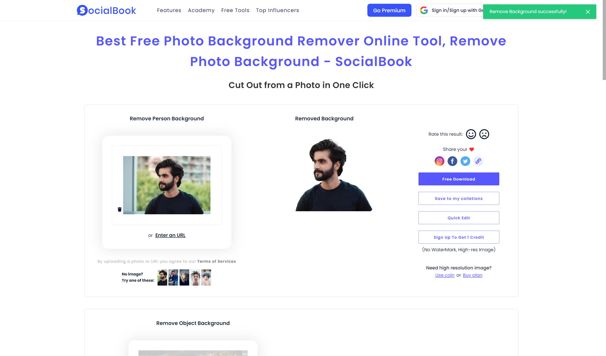 Remove Background From Logo Online in 1 Click for Free