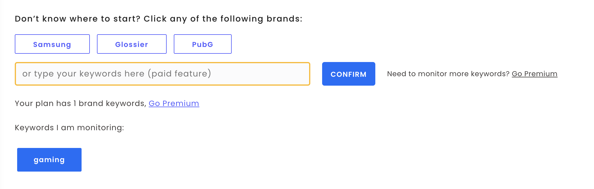 Enter your competitor's brand name