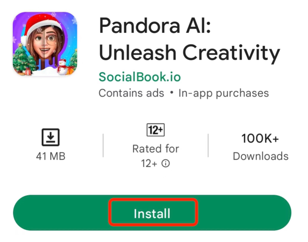 How to create AI avatars on your phone? Download Pandora AI app by SocialBook